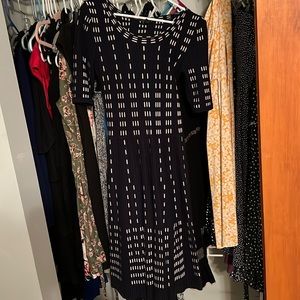 Sweater material dress